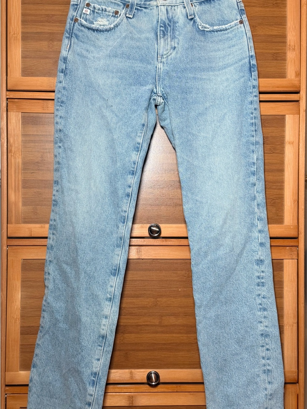 Ag Adriano Goldschmied Light Blue Denim Jeans